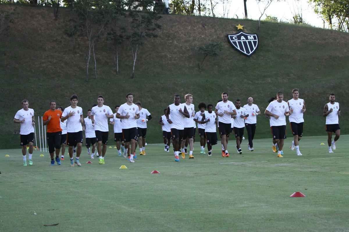 Treino do Shakhtar Donetsk da Ucrnia na Cidade do Galo. Time de Bernard enfrenta o Atltico nesta quarta-feira, no Independncia, em amistoso