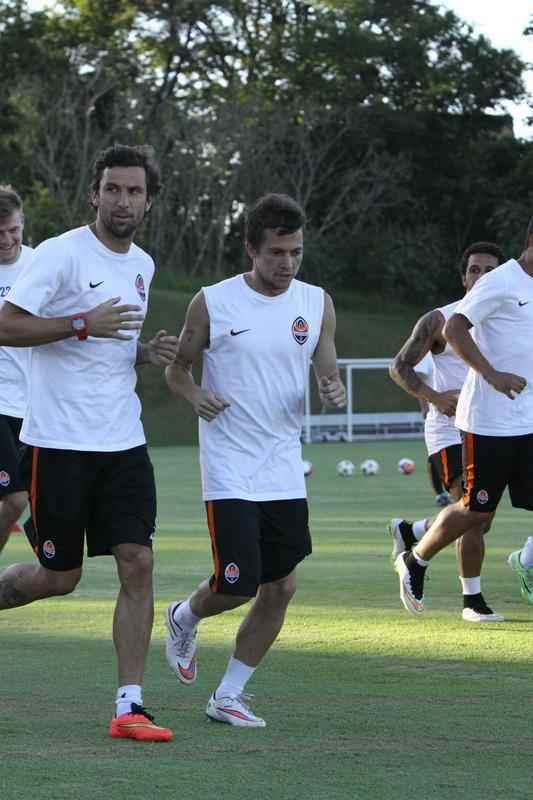 Treino do Shakhtar Donetsk da Ucrnia na Cidade do Galo. Time de Bernard enfrenta o Atltico nesta quarta-feira, no Independncia, em amistoso