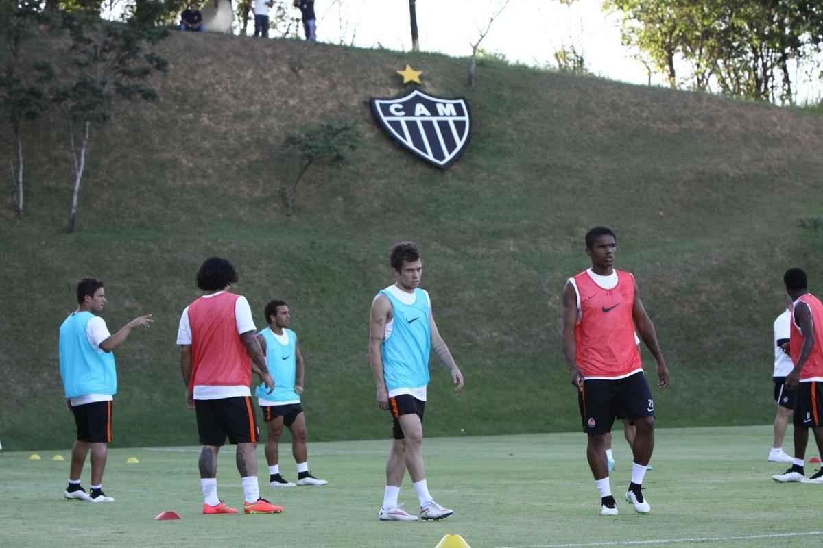 Treino do Shakhtar Donetsk da ucrnia na Cidade do Galo. Time de Bernard enfrenta o Atltico nesta quarta-feira, no Independncia, em amistoso