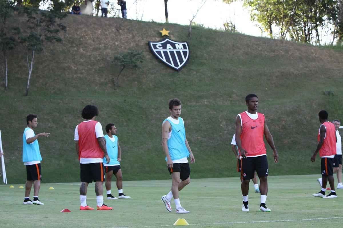 Treino do Shakhtar Donetsk da Ucrnia na Cidade do Galo. Time de Bernard enfrenta o Atltico nesta quarta-feira, no Independncia, em amistoso