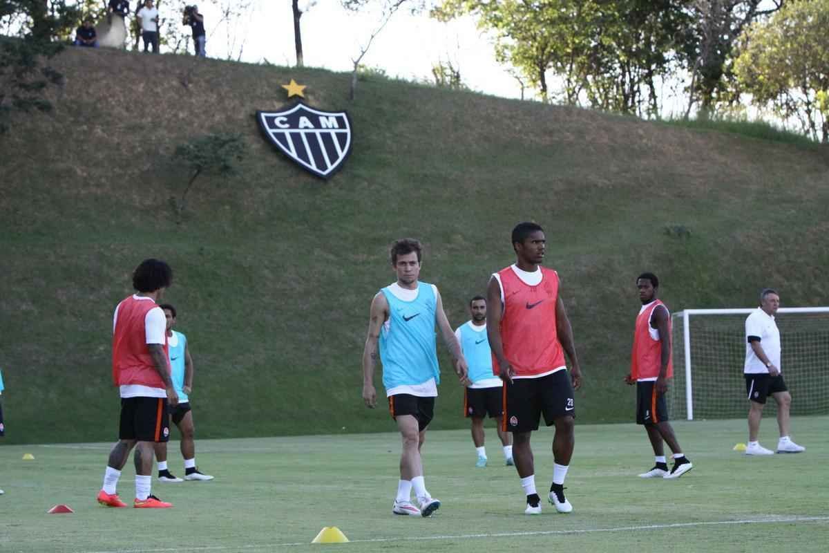 Treino do Shakhtar Donetsk da Ucrnia na Cidade do Galo. Time de Bernard enfrenta o Atltico nesta quarta-feira, no Independncia, em amistoso