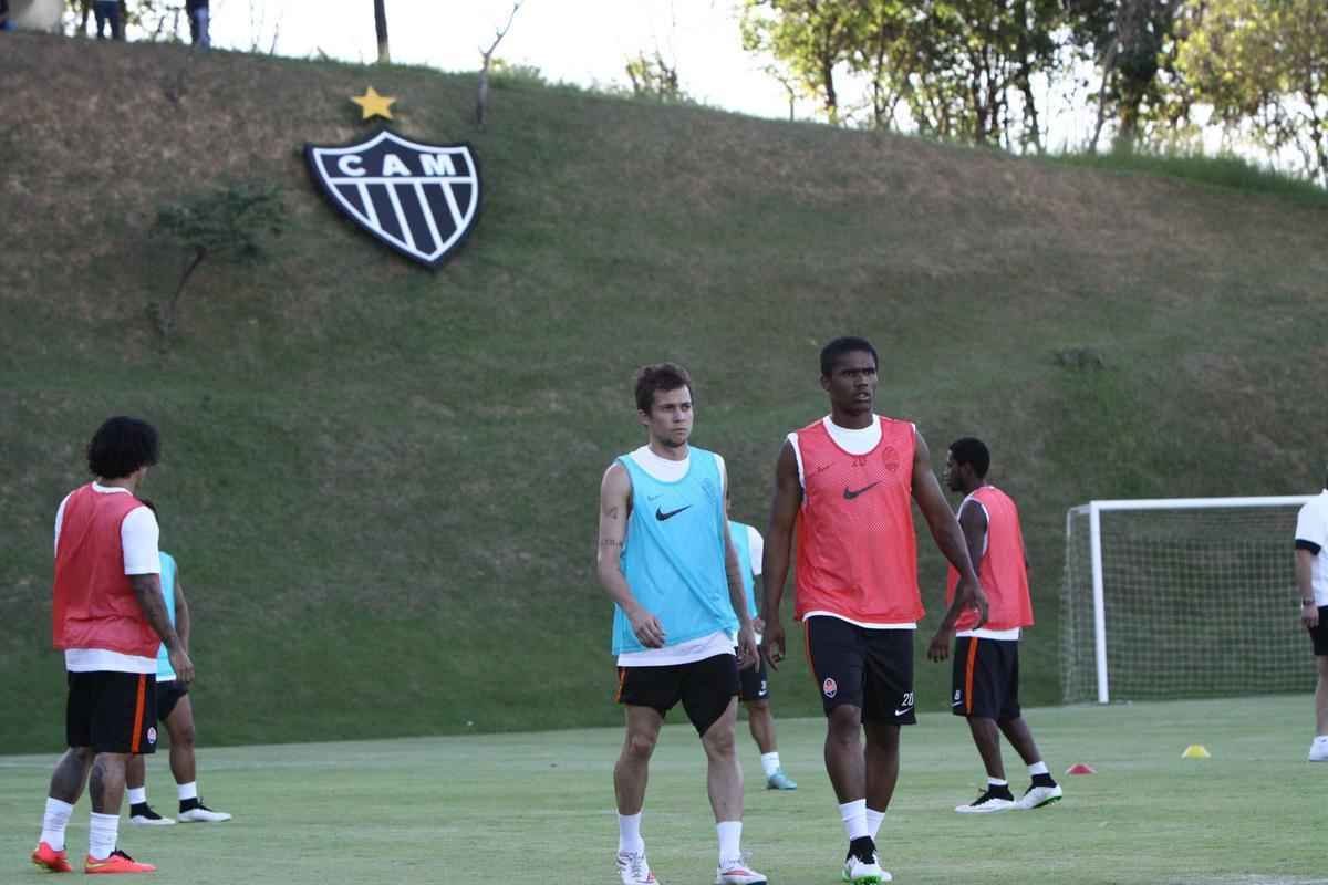 Treino do Shakhtar Donetsk da Ucrnia na Cidade do Galo. Time de Bernard enfrenta o Atltico nesta quarta-feira, no Independncia, em amistoso