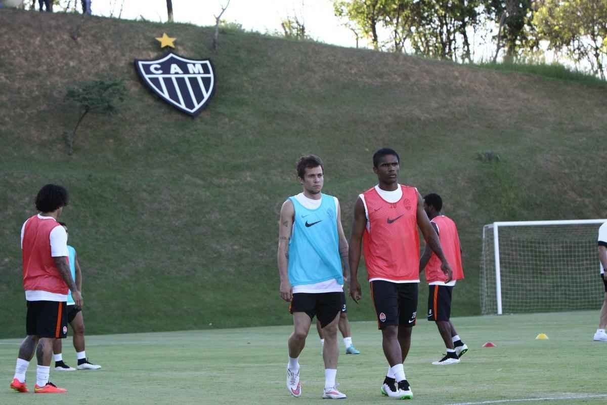 Treino do Shakhtar Donetsk da Ucrnia na Cidade do Galo. Time de Bernard enfrenta o Atltico nesta quarta-feira, no Independncia, em amistoso