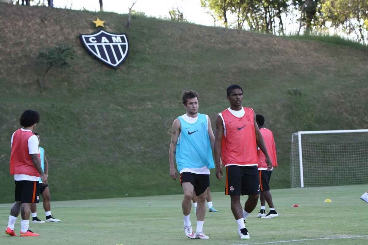Treino do Shakhtar Donetsk da Ucrnia na Cidade do Galo. Time de Bernard enfrenta o Atltico nesta quarta-feira, no Independncia, em amistoso