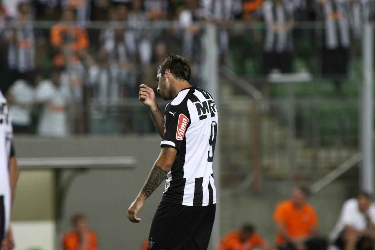 Os passos do atacante argentino Lucas Pratto na estreia pelo Galo em amistoso contra o Shakhtar Donetsk, da Ucrnia