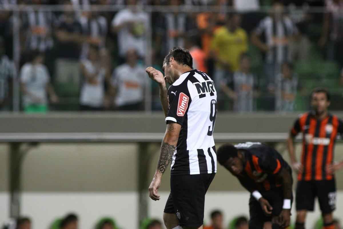 Os passos do atacante argentino Lucas Pratto na estreia pelo Galo em amistoso contra o Shakhtar Donetsk, da Ucrnia