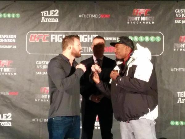 Confira as imagens do Media Day do UFC na Sucia - Ryan Bader e Phil Davis
