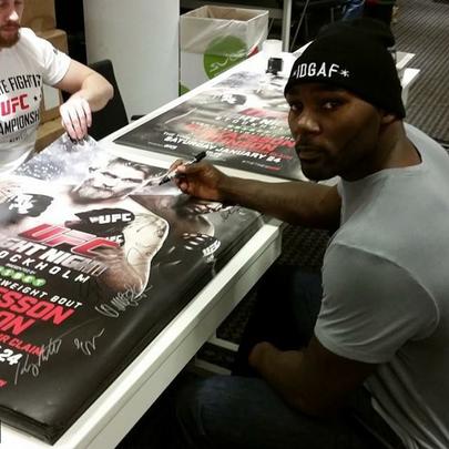 Confira as imagens do Media Day do UFC na Sucia - Anthony Johnson