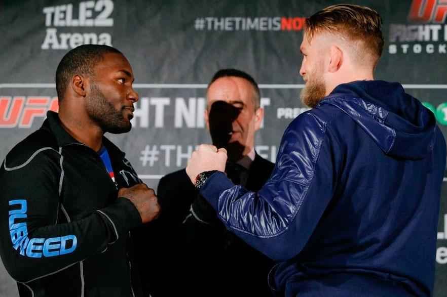 Confira as imagens do Media Day do UFC na Sucia - Anthony Johnson e Alexander Gustafsson