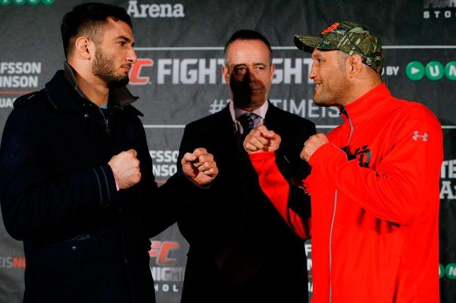 Confira as imagens do Media Day do UFC na Sucia - Gegard Mousasi e Dan Henderson