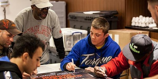 Confira as imagens do Media Day do UFC na Sucia - Andy Ogle