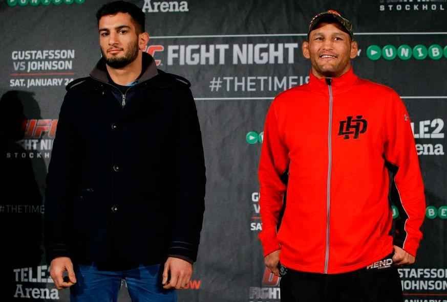 Confira as imagens do Media Day do UFC na Sucia - Gegard Mousasi e Dan Henderson