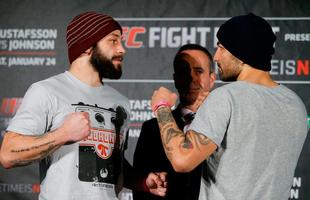 Confira as imagens do Media Day do UFC na Sucia - Akira Corassani e Sam Sicilia