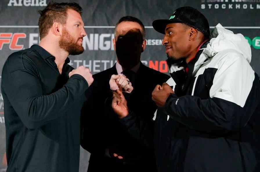 Confira as imagens do Media Day do UFC na Sucia - Ryan Bader e Phil Davis