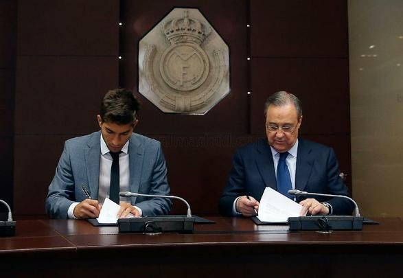 Imagens dos exames mdicos e apresentao de Lucas Silva no Real Madrid