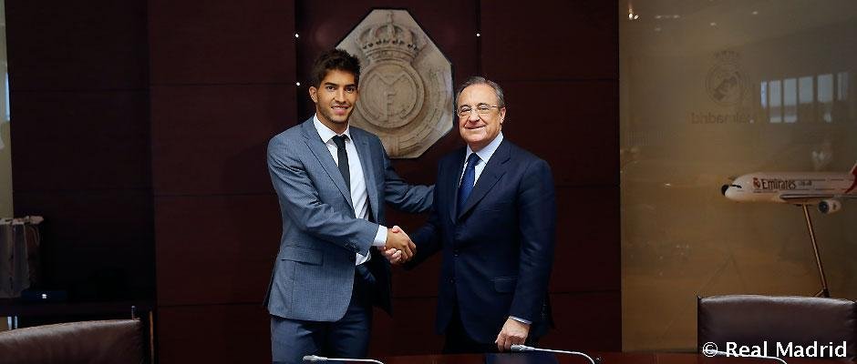 Imagens dos exames mdicos e apresentao de Lucas Silva no Real Madrid