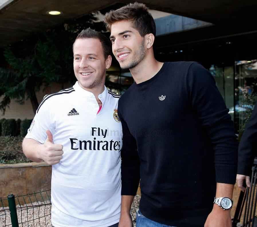 Imagens dos exames mdicos e apresentao de Lucas Silva no Real Madrid