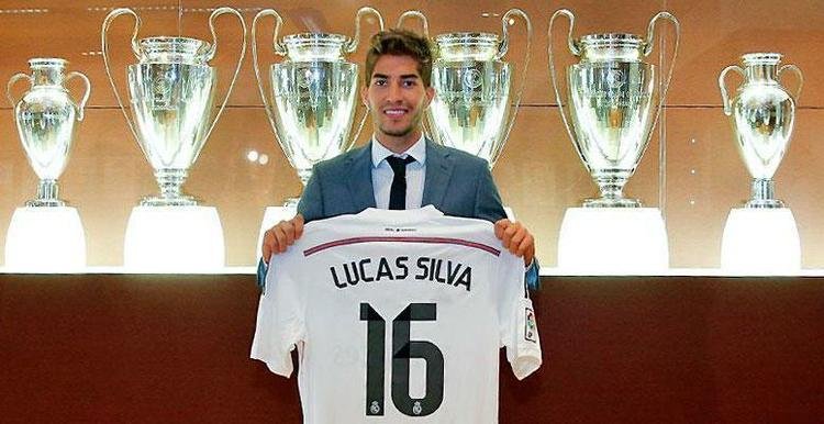 Imagens dos exames mdicos e apresentao de Lucas Silva no Real Madrid