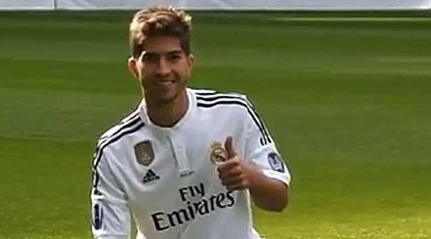 Imagens dos exames mdicos e apresentao de Lucas Silva no Real Madrid