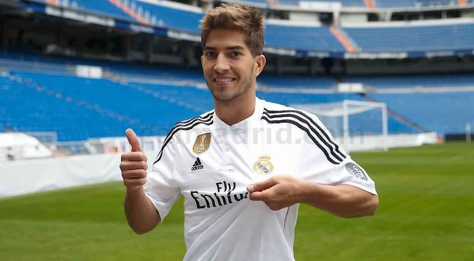 Imagens dos exames mdicos e apresentao de Lucas Silva no Real Madrid