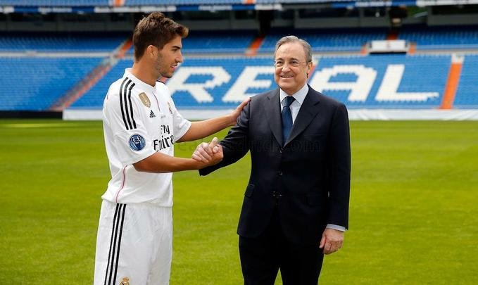 Imagens dos exames mdicos e apresentao de Lucas Silva no Real Madrid