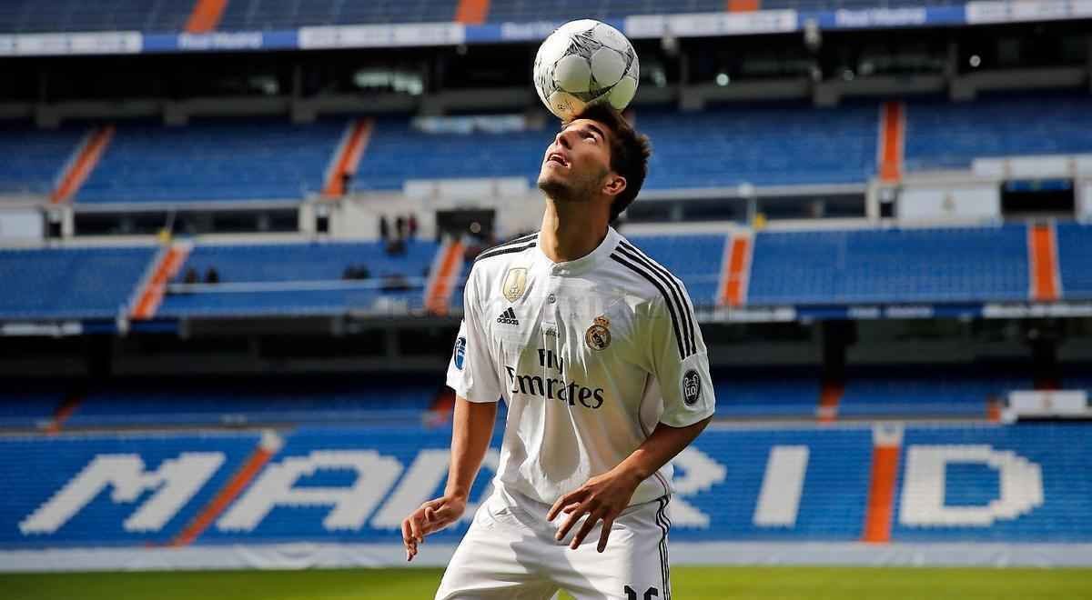 Imagens dos exames mdicos e apresentao de Lucas Silva no Real Madrid