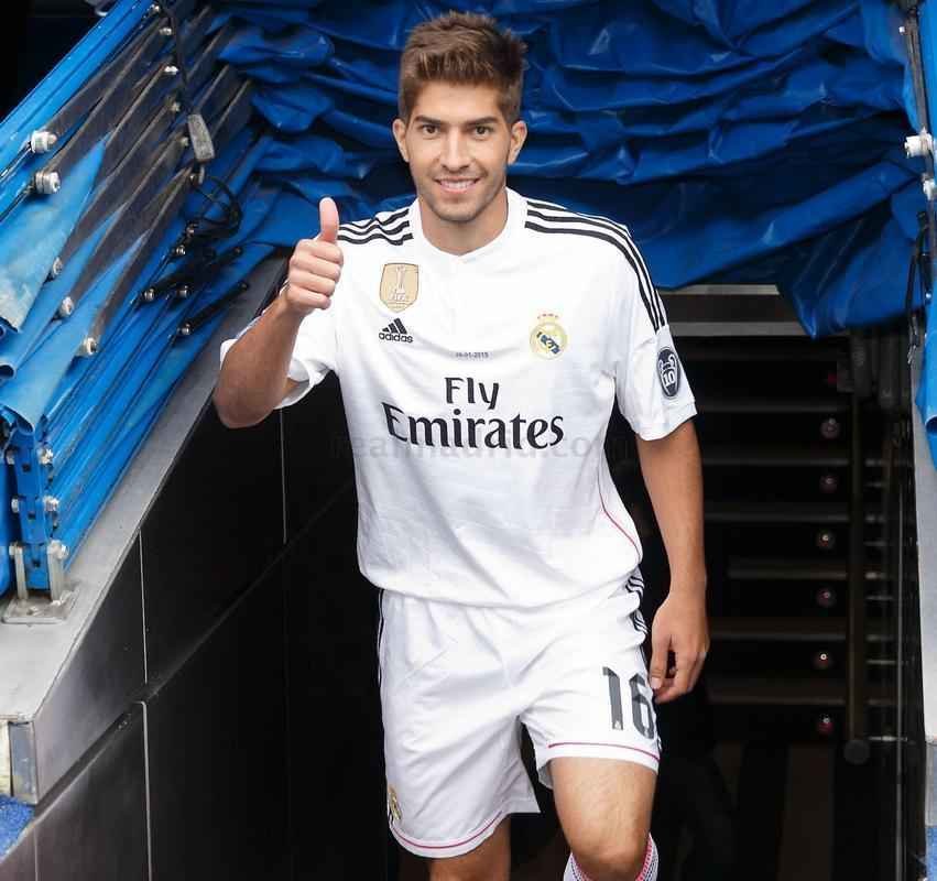 Imagens dos exames mdicos e apresentao de Lucas Silva no Real Madrid