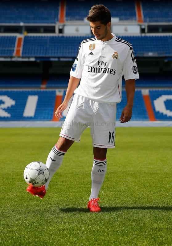 Imagens dos exames mdicos e apresentao de Lucas Silva no Real Madrid