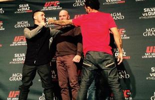 Veja imagens do Media Day do UFC 183, em Las Vegas - Encarada Ian McCall e John Lineker