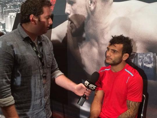 Veja imagens do Media Day do UFC 183, em Las Vegas - John Lineker