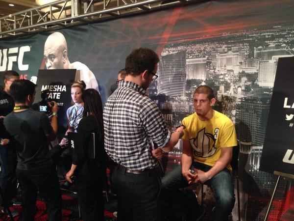 Veja imagens do Media Day do UFC 183, em Las Vegas - Joe Lauzon