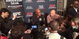 Veja imagens do Media Day do UFC 183, em Las Vegas - Anderson Silva