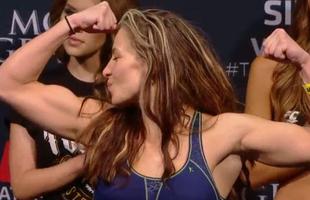 Confira a galeria de fotos da pesagem do UFC 183 - Miesha Tate 
