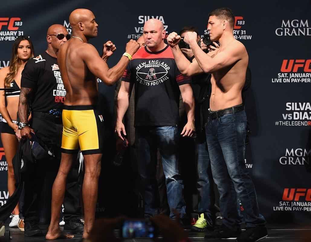 Confira a galeria de fotos da pesagem do UFC 183 - Anderson Silva x Nick Diaz