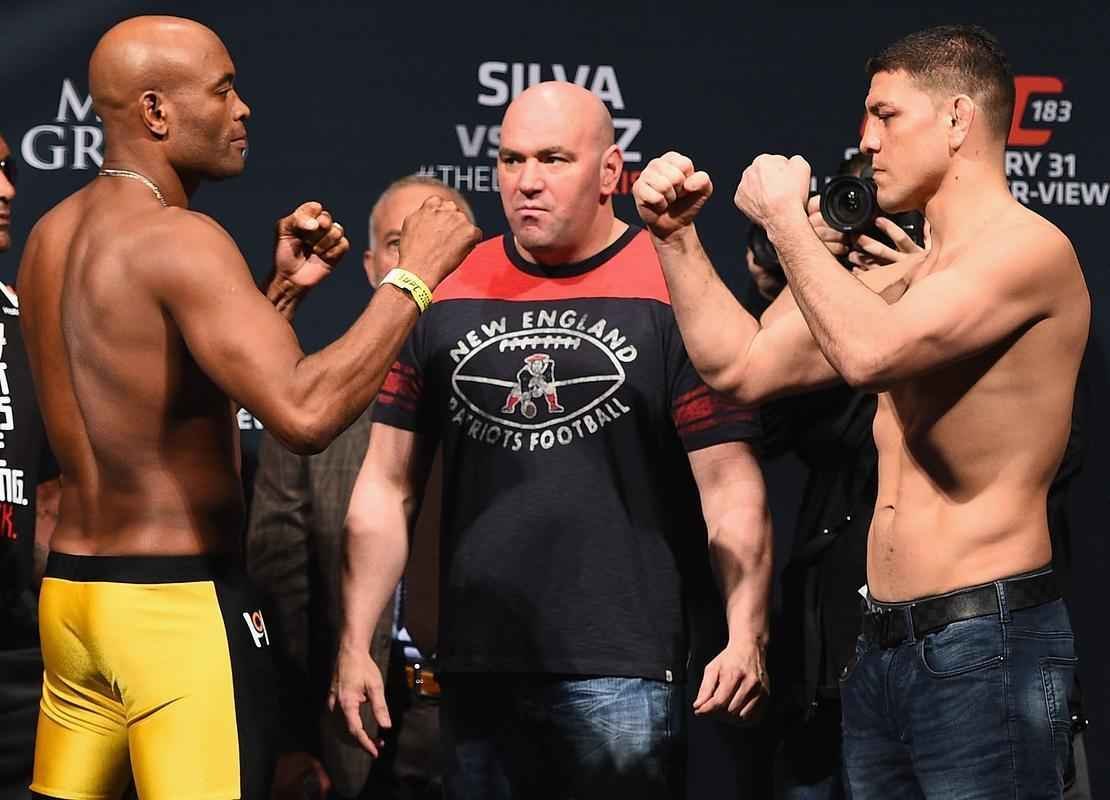 Confira a galeria de fotos da pesagem do UFC 183 - Anderson Silva x Nick Diaz