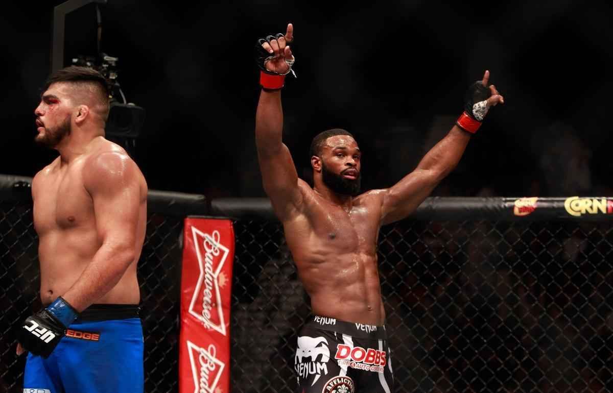Tyron Woodley venceu Kelvin Gastelum por deciso unnime 