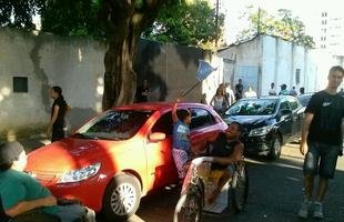 Imagens das torcidas antes da partida no Mamud�o