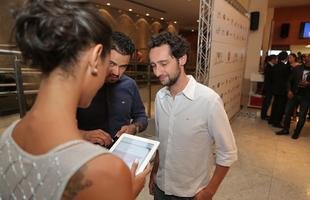 Grandes estrelas desfilaram pelo Teatro Bradesco durante a cerim�nia do Tel� Santana