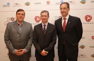 Imagens de bastidores do Tel� Santana, com jogadores, t�cnicos, autoridades e convidados