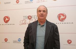 Imagens de bastidores do Tel� Santana, com jogadores, t�cnicos, autoridades e convidados