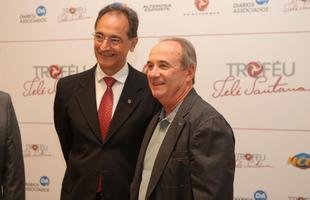 Imagens de bastidores do Tel� Santana, com jogadores, t�cnicos, autoridades e convidados