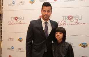 Imagens de bastidores do Tel� Santana, com jogadores, t�cnicos, autoridades e convidados