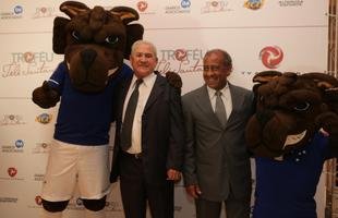 Imagens de bastidores do Tel� Santana, com jogadores, t�cnicos, autoridades e convidados