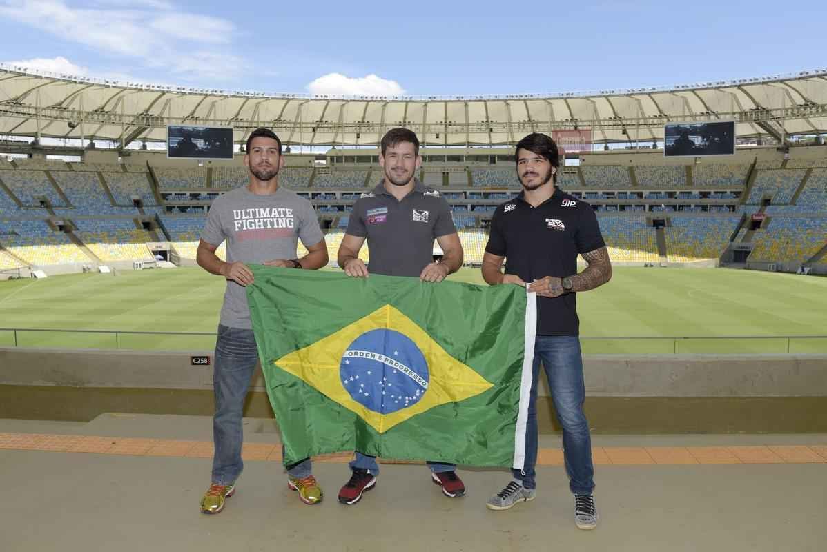Leo Santos, Demian Maia e Erick Silva