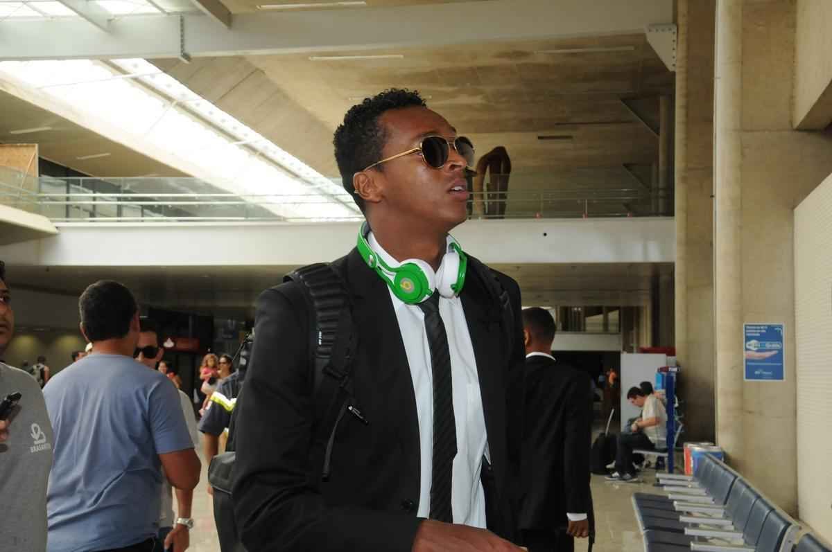 Embarque do Atltico para enfrentar o Colo Colo no Chile