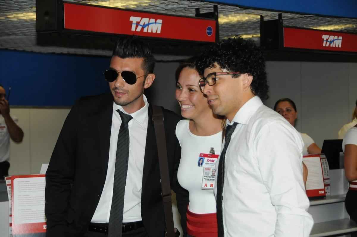 Embarque do Atltico para enfrentar o Colo Colo no Chile