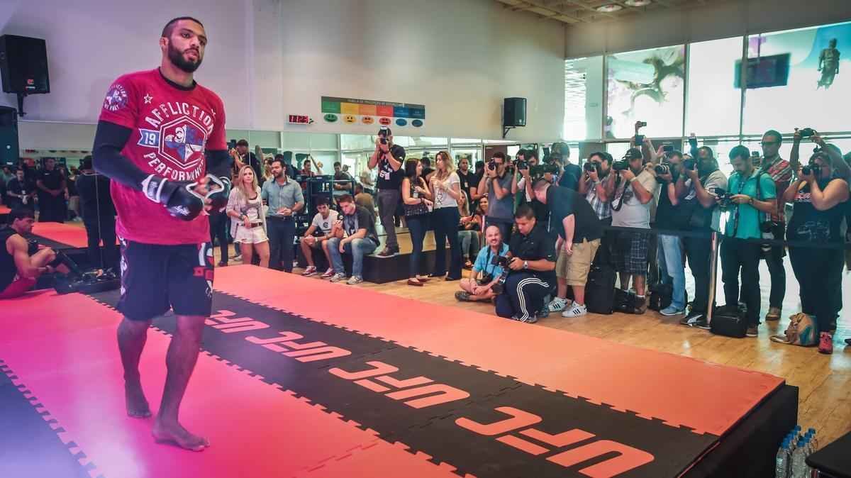 Treino aberto do UFC em Porto Alegre - Edson Barboza