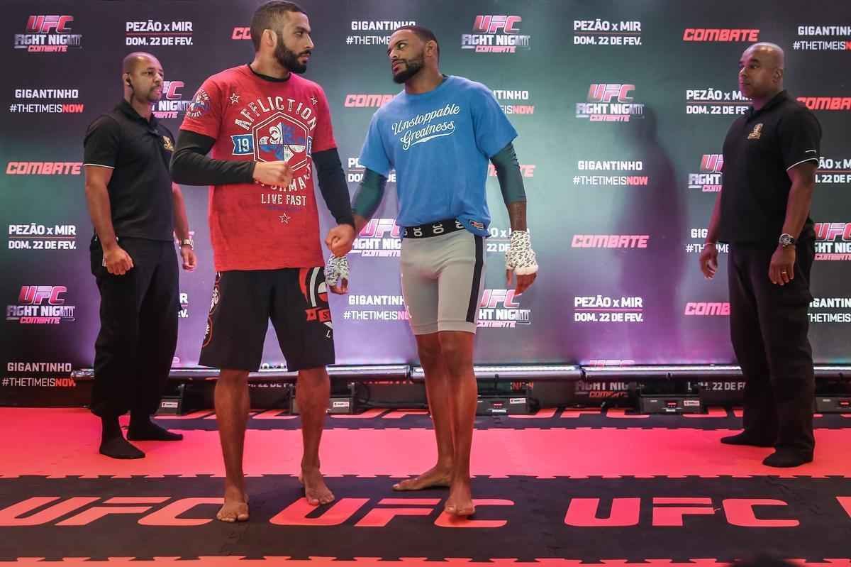 Treino aberto do UFC em Porto Alegre - Edson Barboza e Michael Johnson