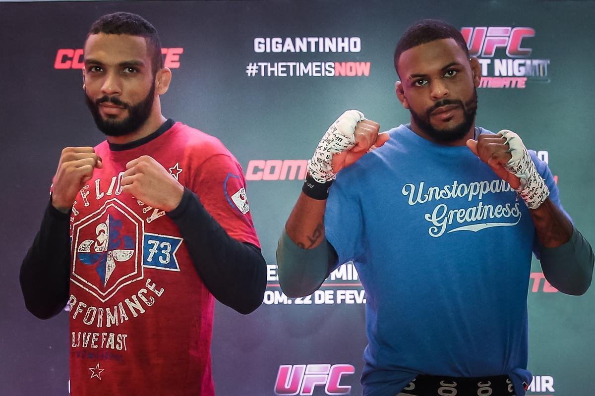 Treino aberto do UFC em Porto Alegre - Edson Barboza e Michael Johnson
