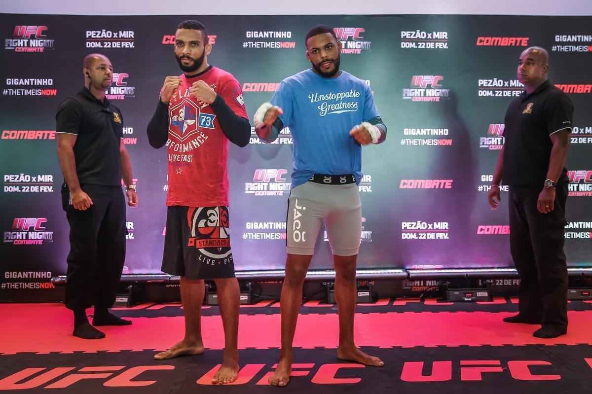 Treino aberto do UFC em Porto Alegre - Edson Barboza e Michael Johnson
